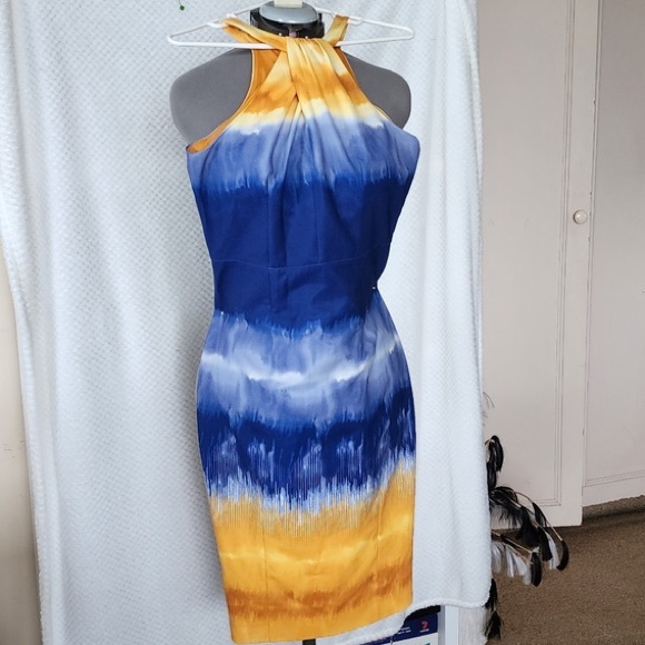 H&M Ombré Blue and Yellow Dress NWT - Picture 5 of 6